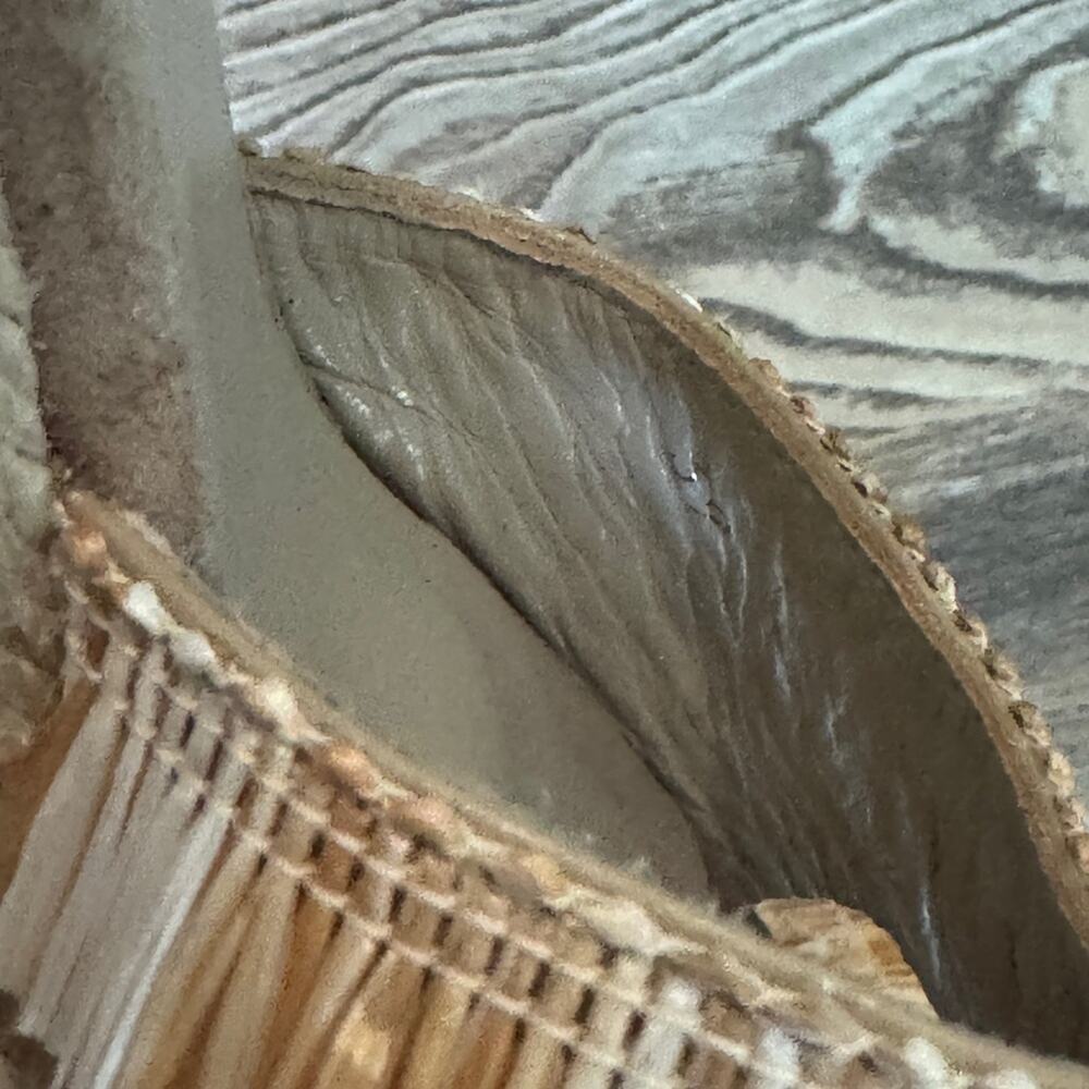 Paloma Barcelo Raffia Espadrille Wedges 39 - Picture 5 of 9